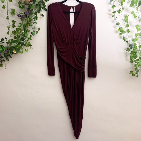 Young Fabulous and Broke Genesis Maroon Dress Size M - Picture 14 of 15